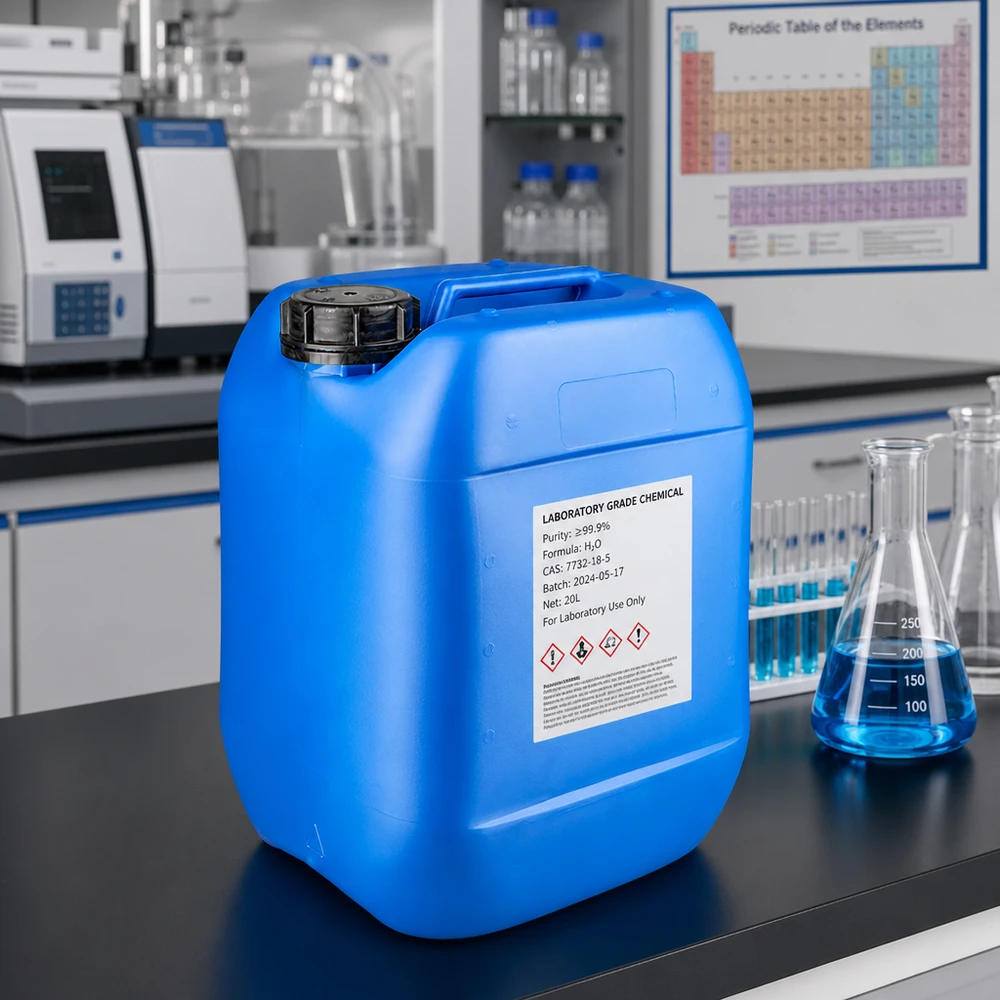 Vielseitiger 10 Liter Kunststoffkanister blau mit OV Deckel für Chemikalien und Reinigungsmittel