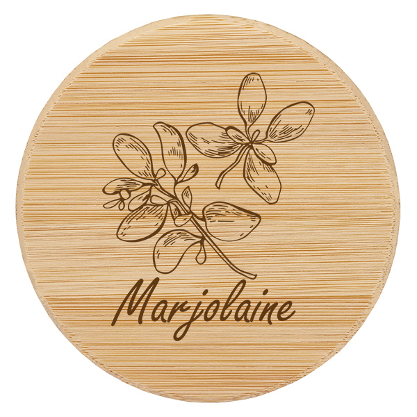 Couvercle en bois "Marjolaine" pro WECK RR60