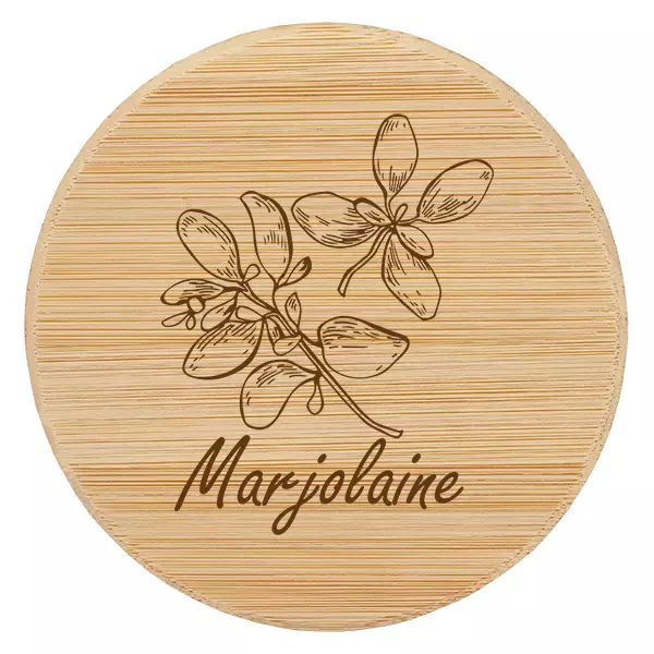 Couvercle en bois "Marjolaine" pro WECK RR60