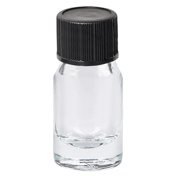 5ml lahvička s kapátkem 1mm černá standardní uzávěr ClearLine UT18/5
