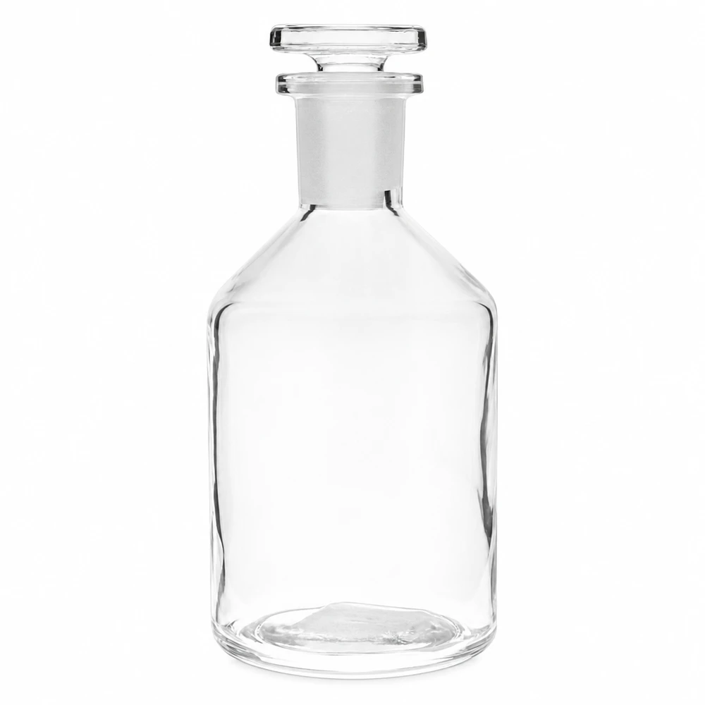 Láhev se strmým hrdlem 50ml čirá skleněná zátka s úzkým hrdlem Kompakte klare Glasflasche Steilbrust 50ml Enghals verschließbar Stopfen