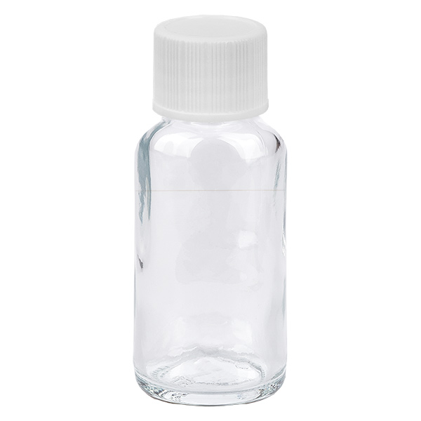 20ml láhev 6mm šroubovací uzávěr černá standard ClearLine UT18/20 20ml láhev 6mm šroubovací uzávěr černá standard ClearLine UT18/20