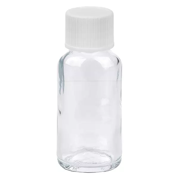 20ml láhev 6mm šroubovací uzávěr černá standard ClearLine UT18/20