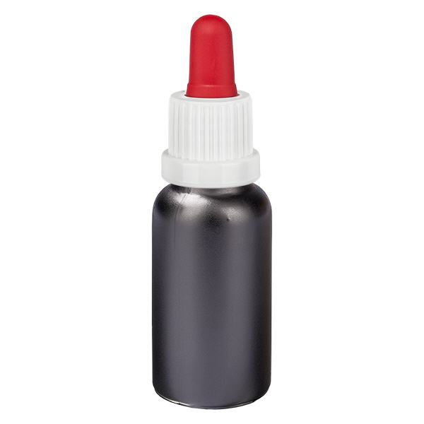 20ml pipetovací láhev bílá/červená s uzávěrem proti neoprávněné manipulaci BlackLine UT18/20 20ml pipetovací láhev bílá/červená s uzávěrem proti neoprávněné manipulaci BlackLine UT18/20