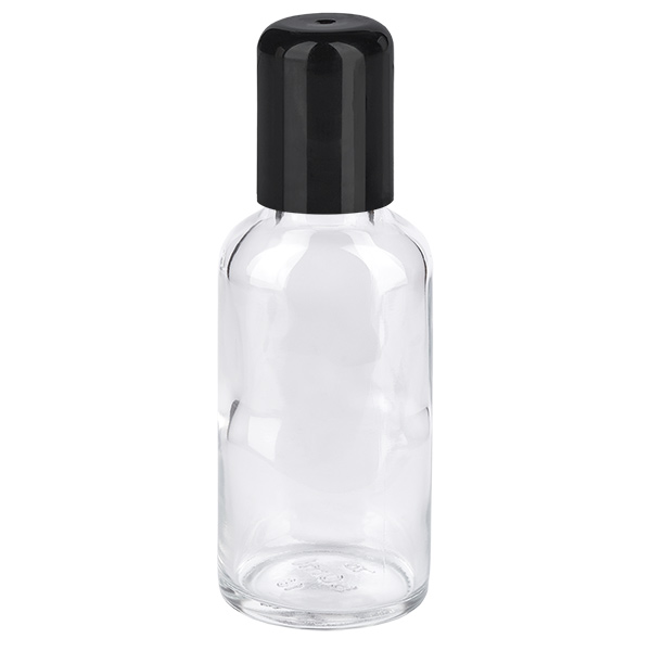 30ml roll-on lahvička černá standardní uzávěr ClearLine UT18/30