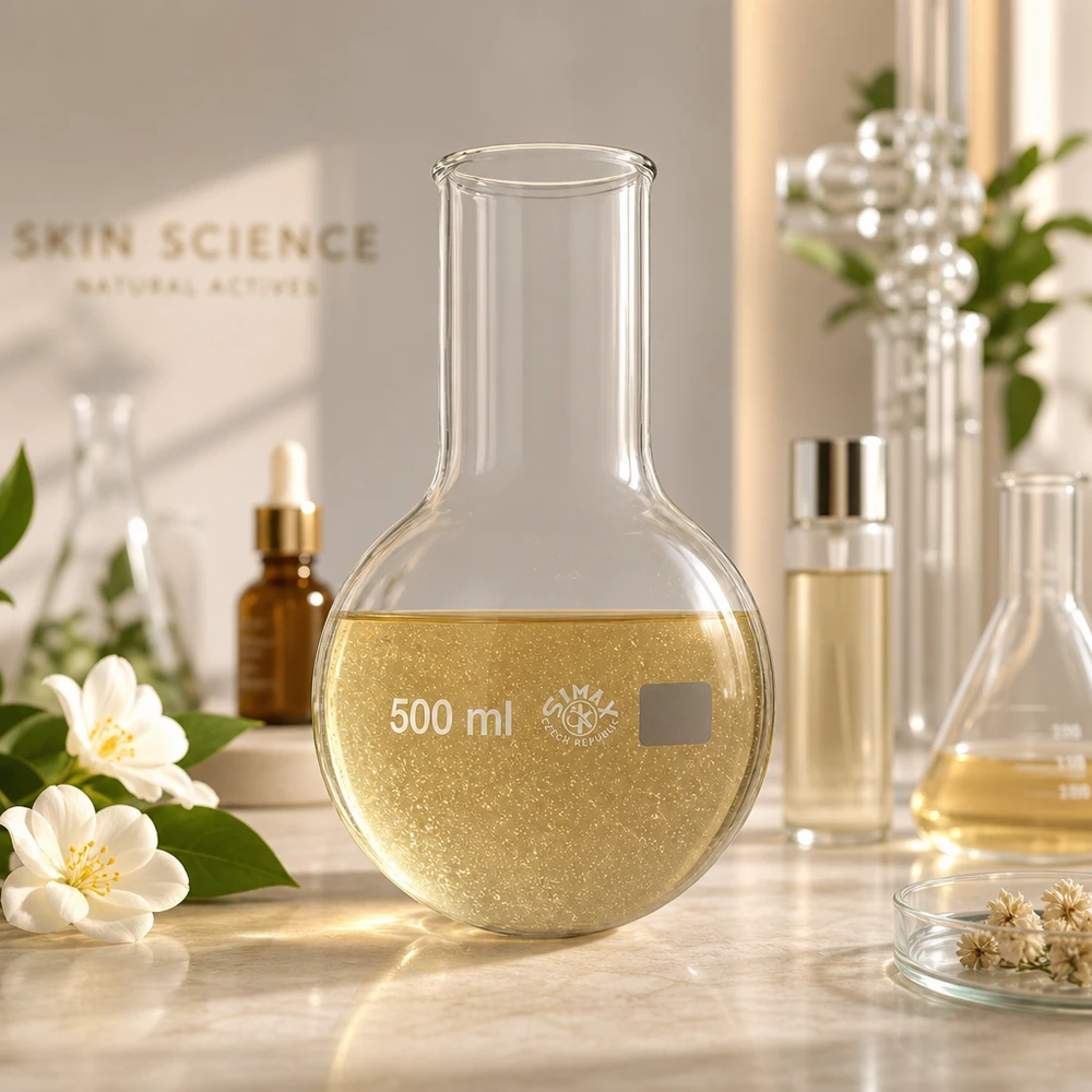 Baňka s kulatým dnem 500ml se širokým hrdlem Rundkolben 500ml aus hitzebeständigem Glas mit weitem Hals für Laborexperimente