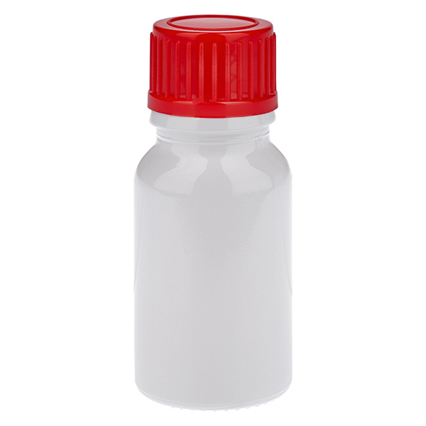 10ml láhev 11mm šroubovací uzávěr červený standardní WhiteLine UT18/10 10ml láhev 11mm šroubovací uzávěr červený standardní WhiteLine UT18/10
