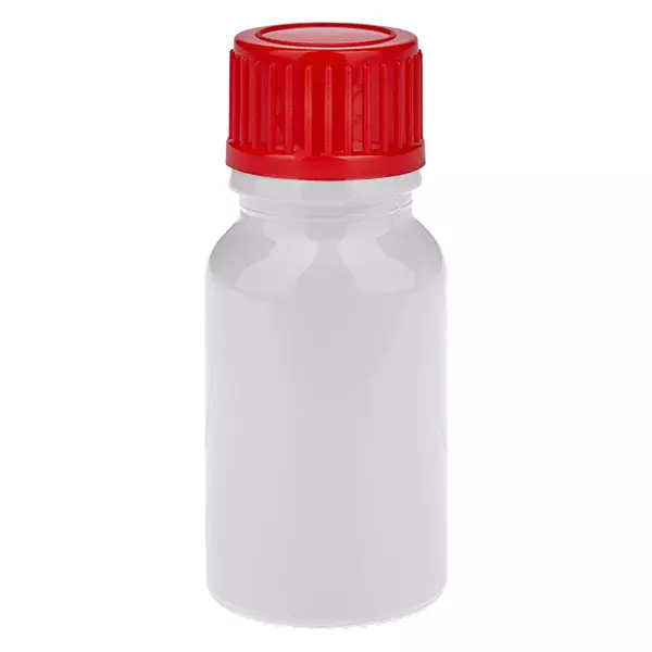 10ml láhev 11mm šroubovací uzávěr červený standardní WhiteLine UT18/10 10ml láhev 11mm šroubovací uzávěr červený standardní WhiteLine UT18/10