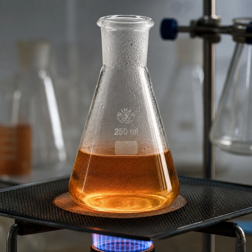 Erlenmeyerova baňka 250ml se standardním broušeným spojem (29/32)