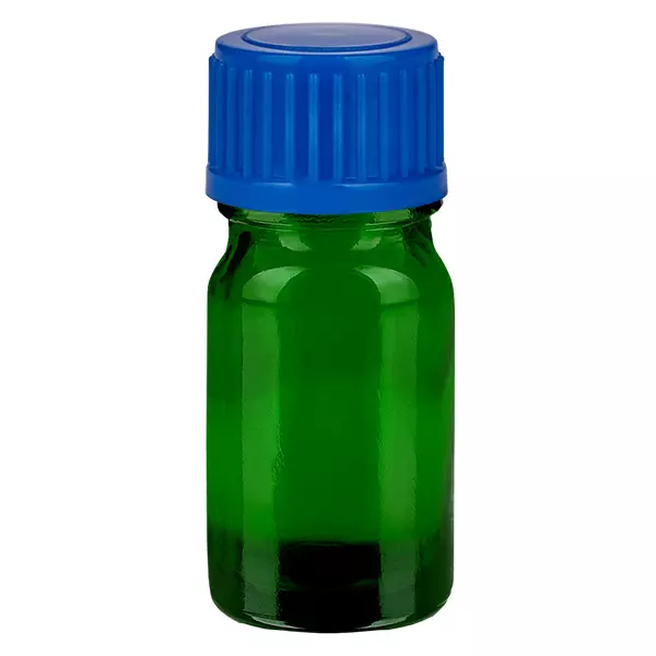 5ml lahvička 11mm šroubovací uzávěr modrá Standard GreenLine UT18/5