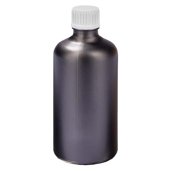 100ml lahvička s kapátkem 0,9 mm bílá standardní uzávěr BlackLine UT18/100 100ml lahvička s kapátkem 0,9 mm bílá standardní uzávěr BlackLine UT18/100