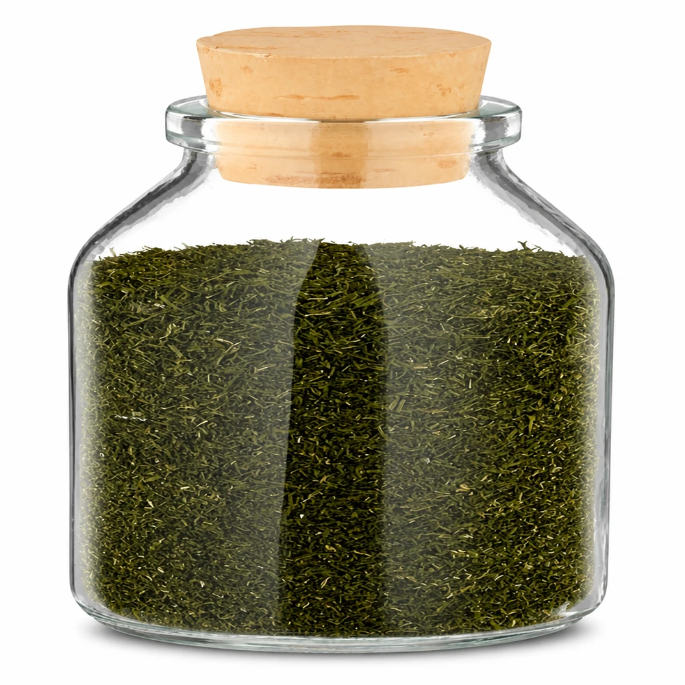 Luftdichtes Kräuterglas 100ml mit Korkstopfen für Tee Gewürze und Kräuter