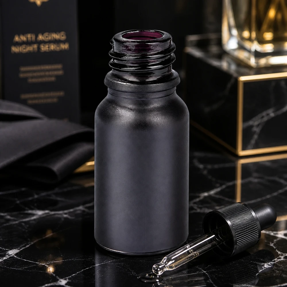 10ml dávkovací láhev BlackLine UT18/10 UNiTWIST 10ml BlackLine Apothekerflasche UT18/10 mit UV-Schutz für lichtempfindliche Substanzen