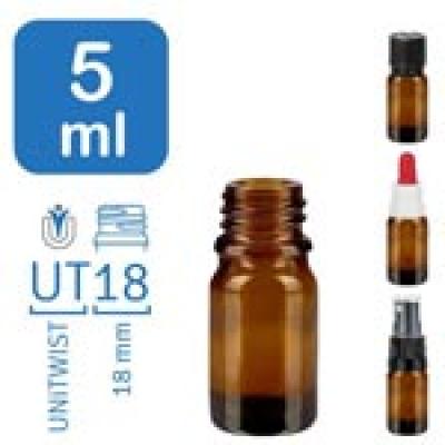 Lékárenské lahvičky BrownLine 5 ml UT18