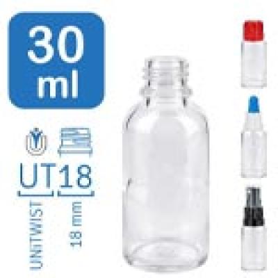 Lékárenské lahvičky ClearLine 30 ml UT18
