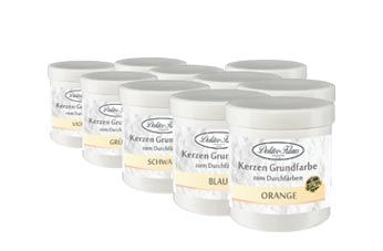 Základní barva svíčky