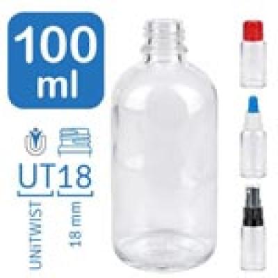 Lékárenské lahvičky ClearLine 100 ml UT18
