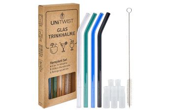 Sady skleněných brček