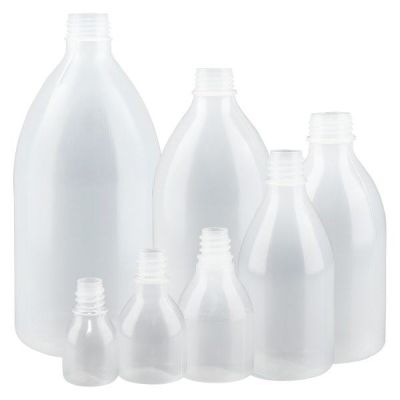 Lahvičky s úzkým hrdlem bez uzávěru