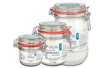 Sůl ze zdroje v Portugalsku