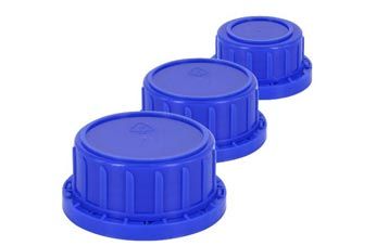 Uzávěry lahví s chemickými látkami