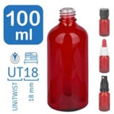 Lékárenské lahvičky RedLine o objemu 100 ml
