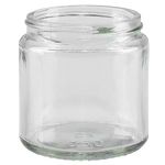 Průhledné skleněné nádoby bez víčka