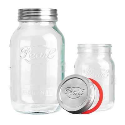 Sklenice na uchování s šroubovacím víkem