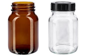 Sklenice se širokým hrdlem