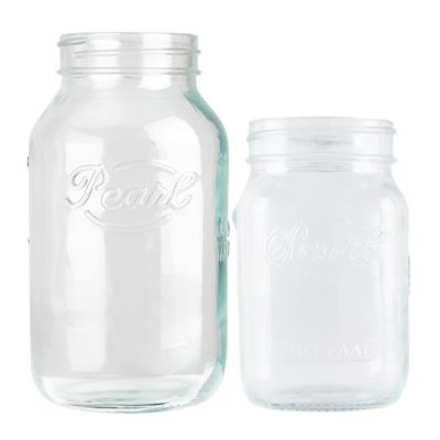 Jednotlivé sklenice bez víčka