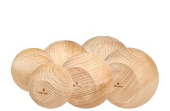 Dřevěná kulatá poklice