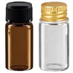 Mini lahvičky se závitem a šroubovacím uzávěrem