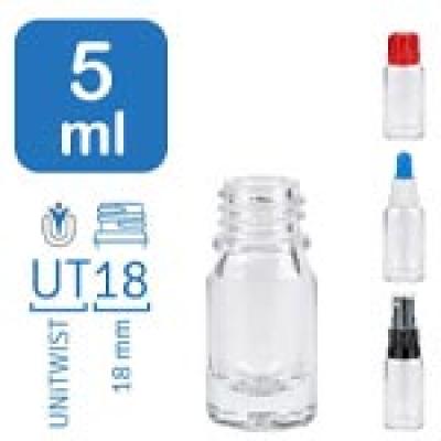 Lékárenské lahvičky ClearLine 5 ml UT18